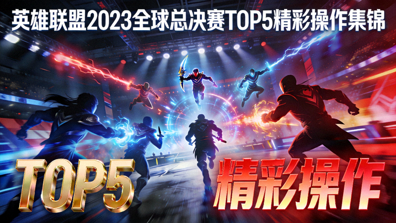 英雄联盟2023全球总决赛TOP5精彩操作集锦视频封面